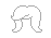 Head Hair Outline Icon